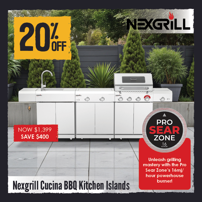 20% Off Nexgrill Cucina BBQ Kitchen Islands